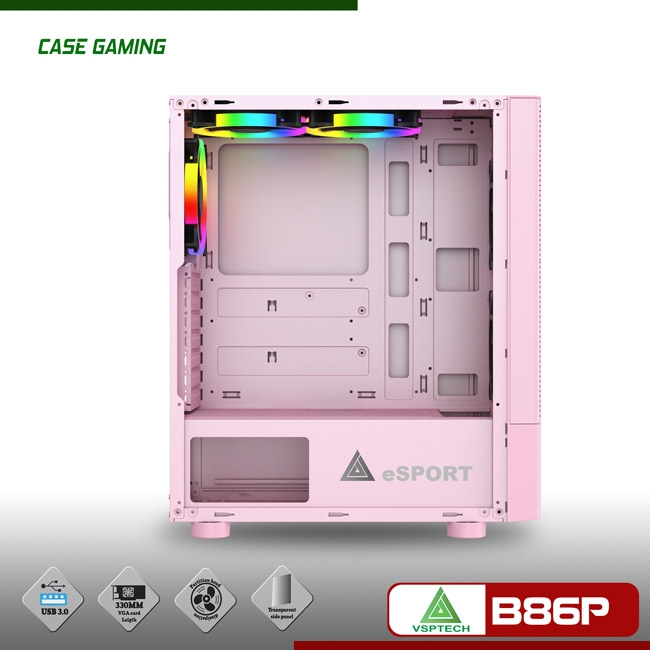 Case VSP B86 Hồng (NO FAN)