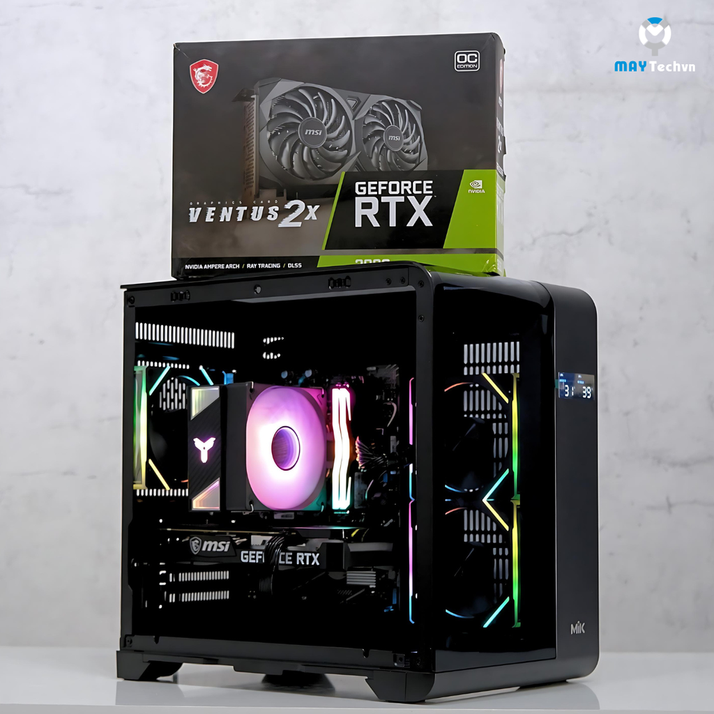 PC CHIẾN GAME MAX SETTING| I5-13500 + RTX 3060 12GB + 750W | MAY GAMING BRIMSTONE 3