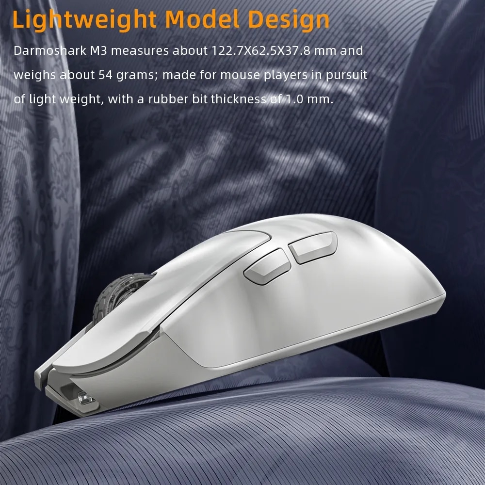 Chuột không dây DARMOSHARK M3S (3 CHẾ ĐỘ KẾT NỐI DÂY / WIRELESS 2.4GHZ / BLUETOOTH 5.0)
