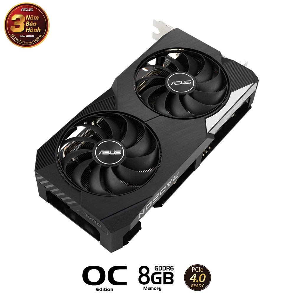 ASUS Dual Radeon RX 6600 XT OC Edition 8GB GDDR6