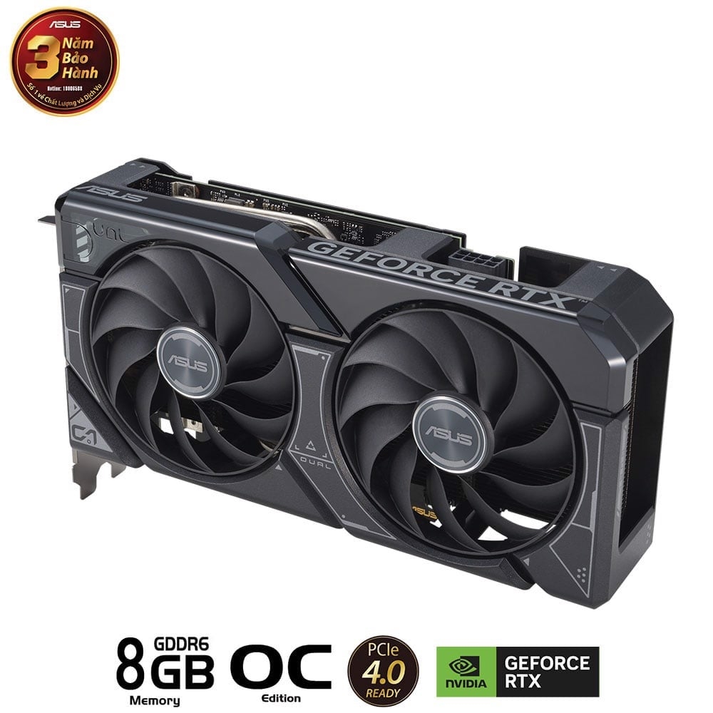 Card màn hình ASUS Dual GeForce RTX 4060 OC Edition 8GB GDDR6