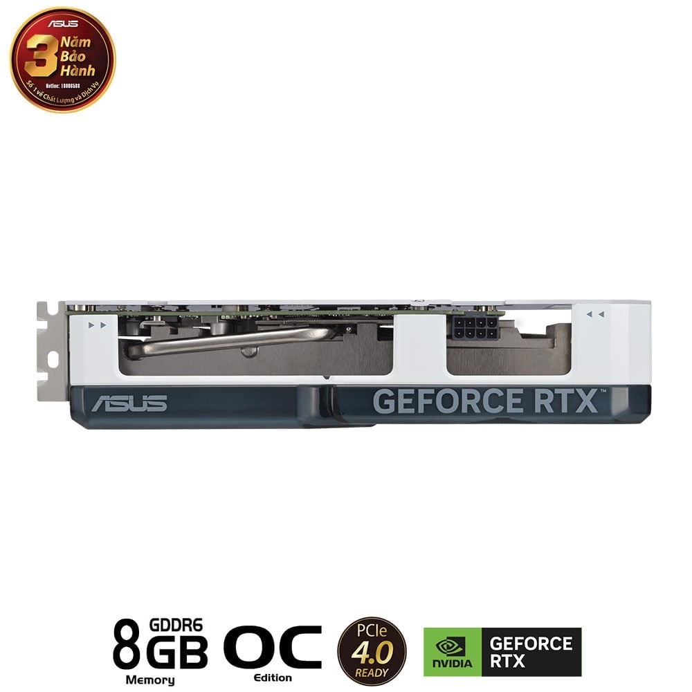 ASUS Dual GeForce RTX 4060 Ti White OC Edition 8GB GDDR6