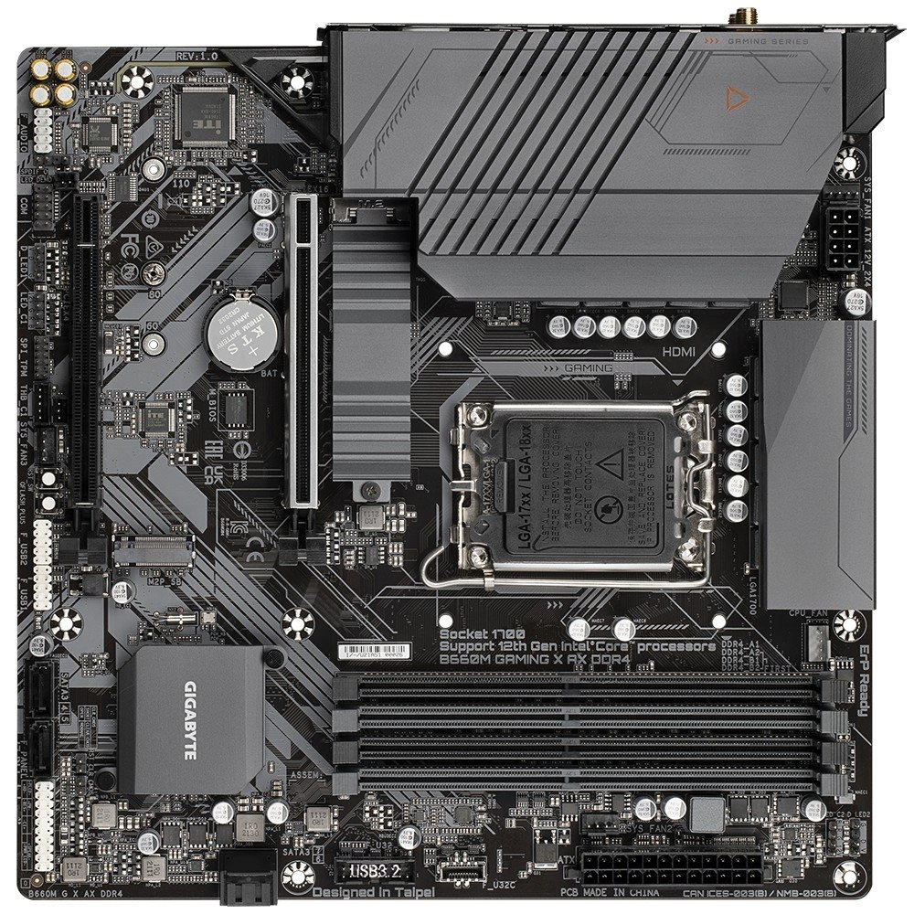 GIGABYTE B660M GAMING X AX DDR4