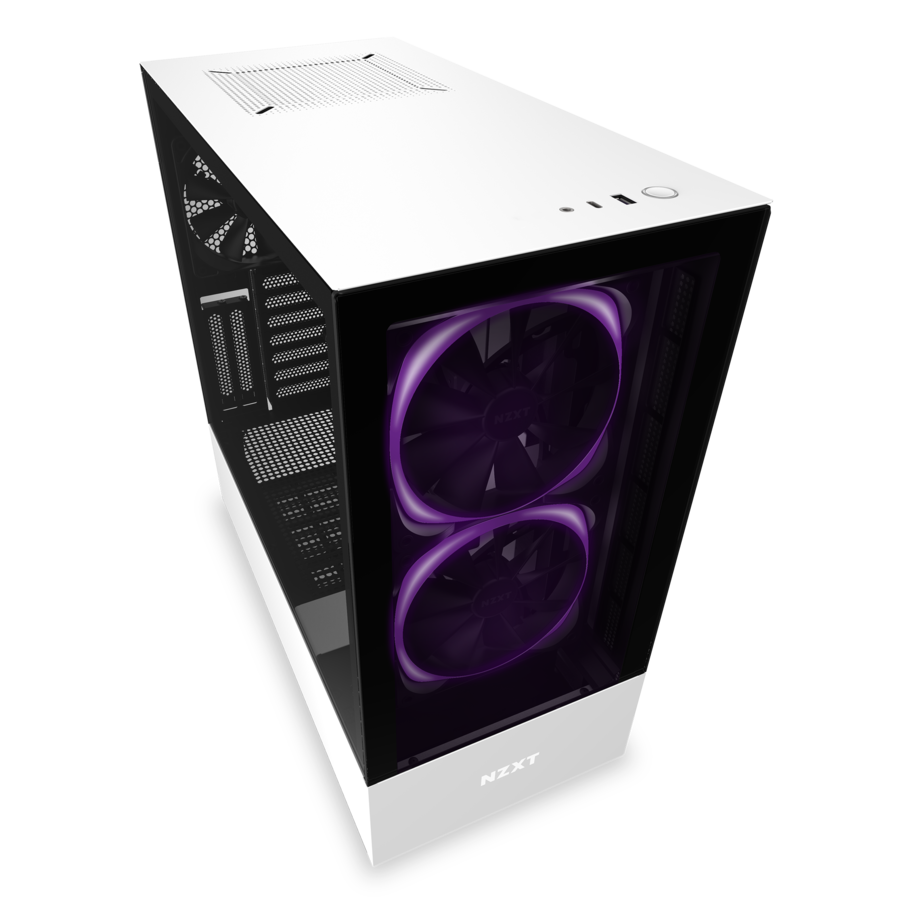 CASE NZXT H510 ELITE MATTE WHITE