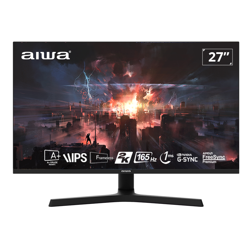 Màn hình Gaming AIWA MZ270L-Y 27 Inch IPS 2K QHD 165Hz 1ms