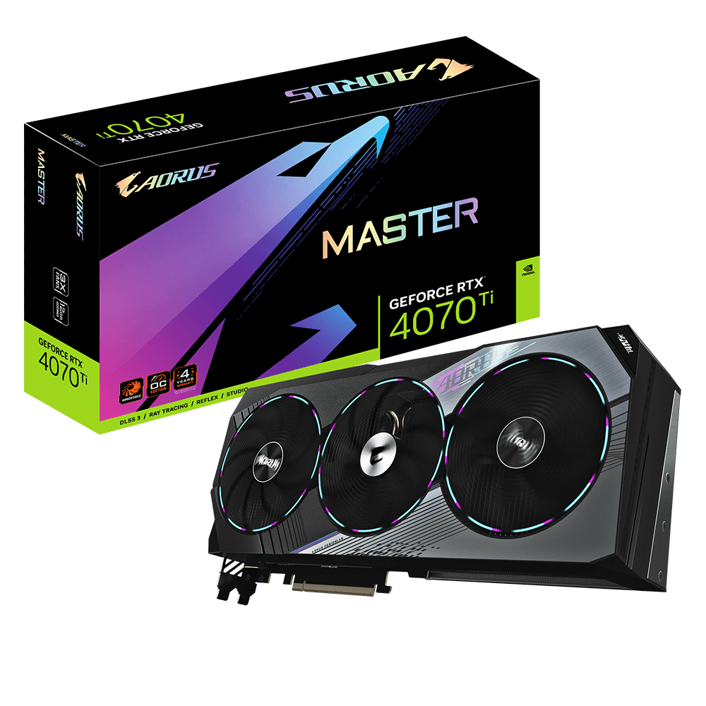 GIGABYTE AORUS GeForce RTX 4070 Ti MASTER 12G
