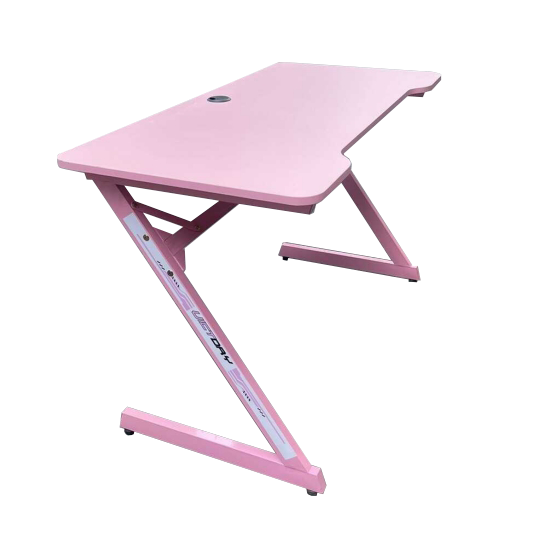 BÀN GAMING GT SERIES CHỮ Z - 120cmx60cm - ĐEN - TRẮNG - HỒNG