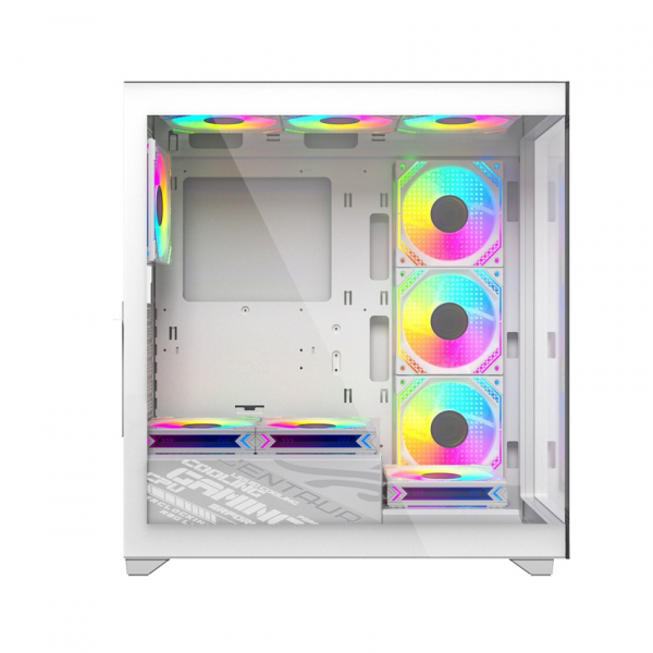 Vỏ Case CENTAUR NOVA BLACK/WHITE - (ATX/KHÔNG FAN)