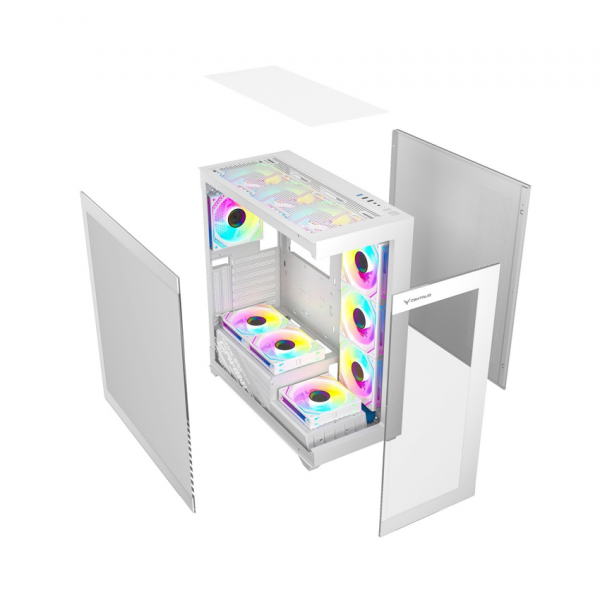 Vỏ Case CENTAUR NOVA BLACK/WHITE - (ATX/KHÔNG FAN)