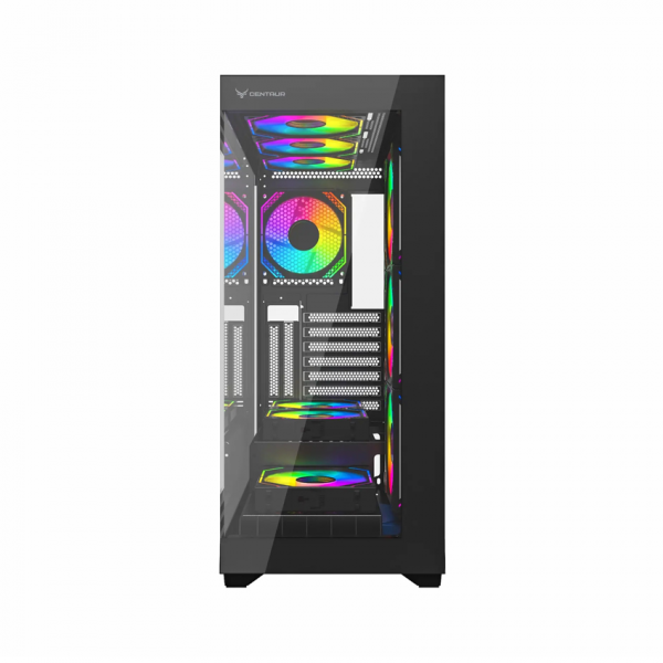 Vỏ Case CENTAUR NOVA BLACK/WHITE - (ATX/KHÔNG FAN)
