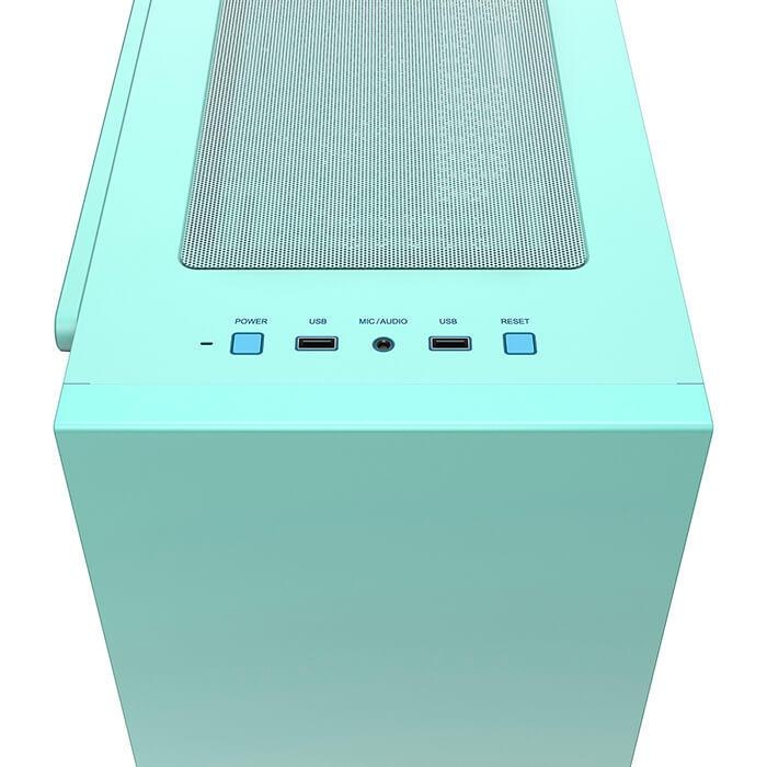 CASE DEEPCOOL MACUBE 110 GREEN GBNGM1N-A-1