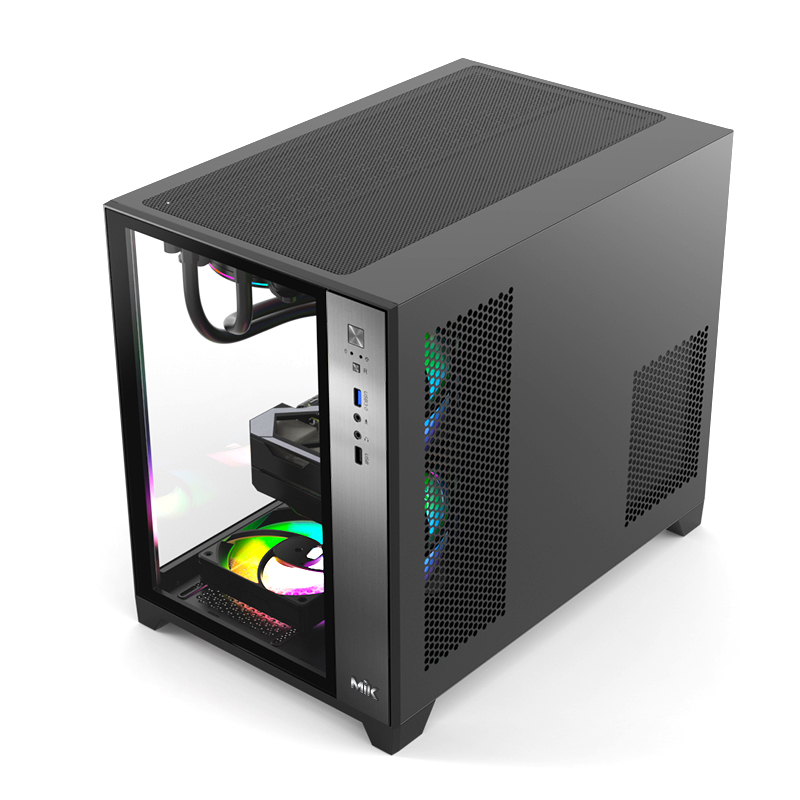 CASE MIK LV12 M - BLACK (NO FAN)