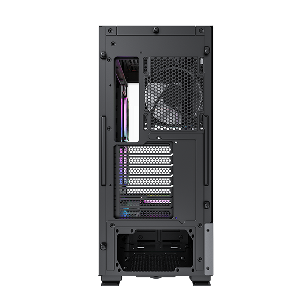 CASE MONTECH SKY TWO BLACK (MID TOWER/MÀU ĐEN) - 4 FAN ARGB