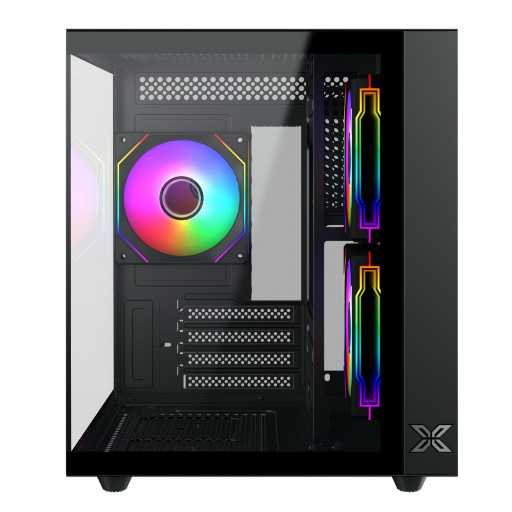 VỎ CASE XIGMATEK AQUA M LITE 3GF (EN44144) - GAMING M-ATX, KÈM 03 FAN XIGMATEK G20F