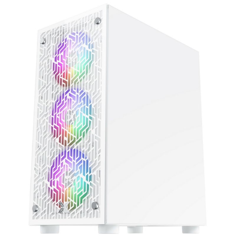 CASE XIGMATEK NYX ARTIC 3F - EN40337 ( MATX, 3 FAN RGB) - WHITE