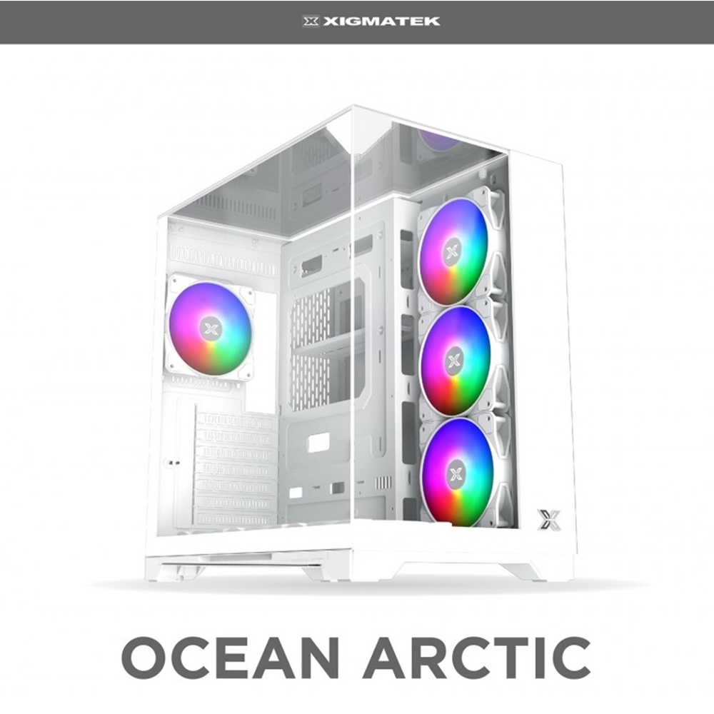 VỎ CASE XIGMATEK OCEAN EN45363 (ATX) - NO FAN BLACK/WHITE