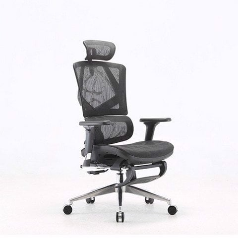 GHẾ CÔNG THÁI HỌC SIHOO M90B (CÓ KÊ CHÂN) - BLACK