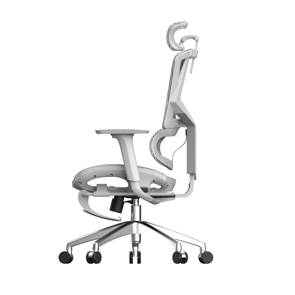 GHẾ CÔNG THÁI HỌC SIHOO M90B (CÓ KÊ CHÂN) - GREY