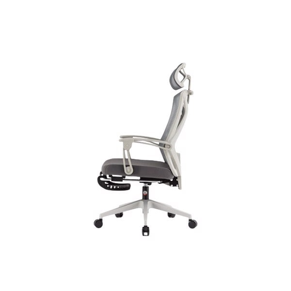 GHẾ CÔNG THÁI HỌC SIHOO M92B (CÓ KÊ CHÂN) - GREY