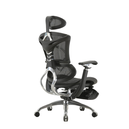 GHẾ CÔNG THÁI HỌC SIHOO M97B - BLACK (CÓ KÊ CHÂN)