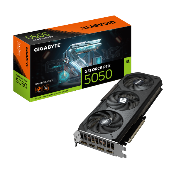 Card màn hình Gigabyte GeForce RTX 5050 Gaming OC 8GB