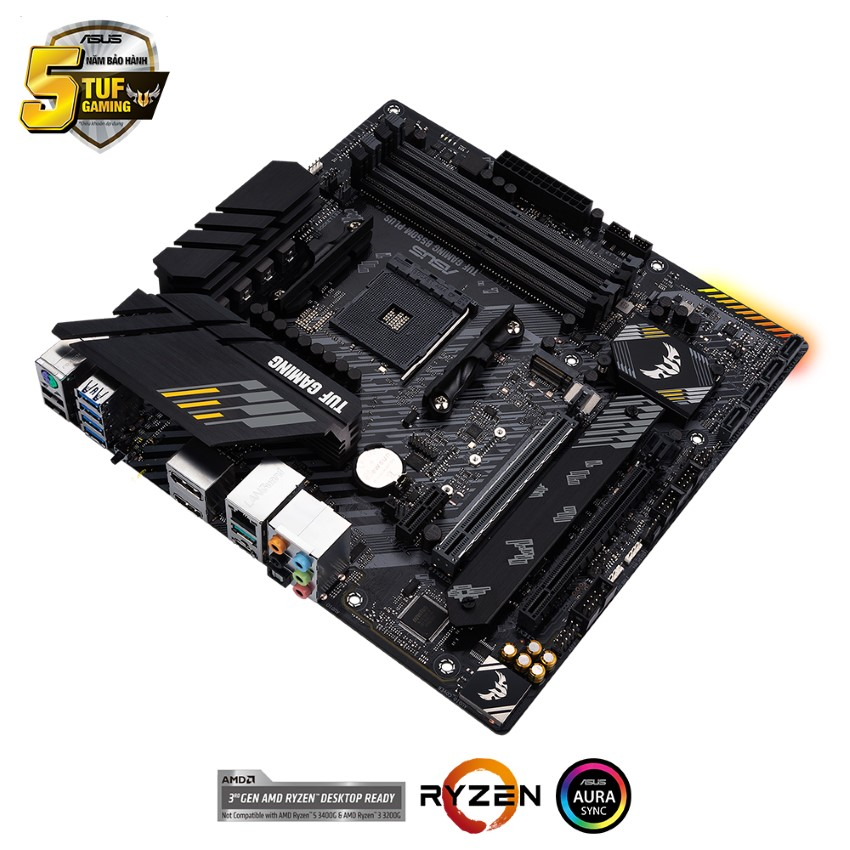 MAINBOARD ASUS TUF GAMING B550M-PLUS (AMD B550, SOCKET AM4, M-ATX, 4 KHE RAM DRR4)