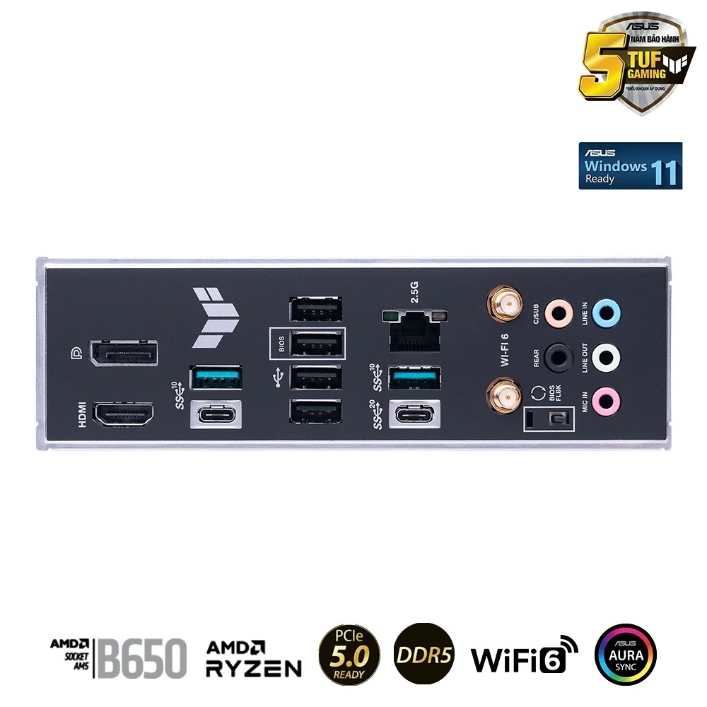 MAINBOARD ASUS TUF GAMING B650-PLUS WIFI (DDR5)