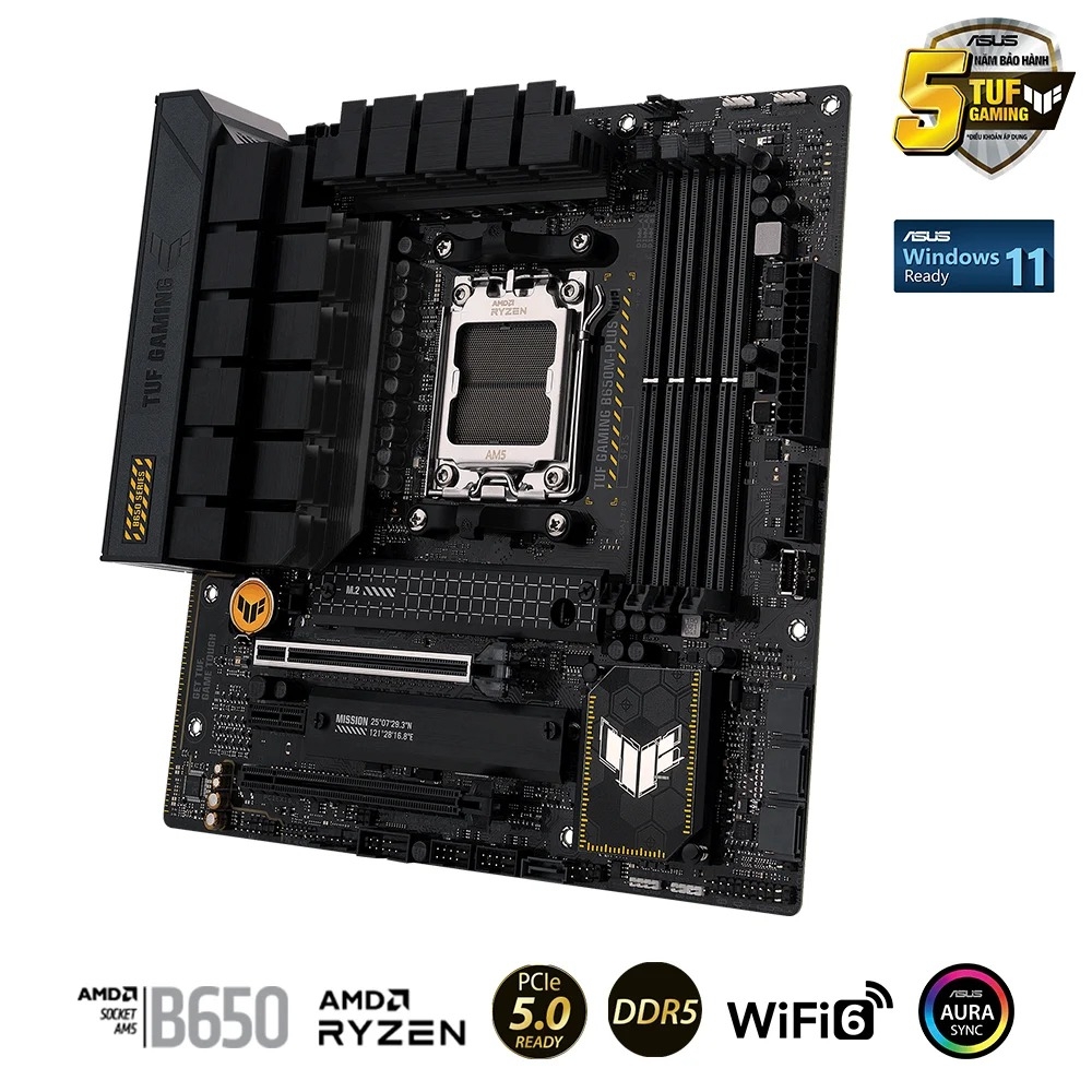 MAINBOARD ASUS TUF GAMING B650M-PLUS WIFI (DDR5)