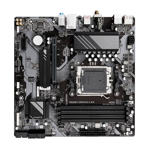 Mainboard Gigabyte A620M GAMING X AX (AMD A620M, m-ATX, Socket AM5, 4 khe ram DDR5)
