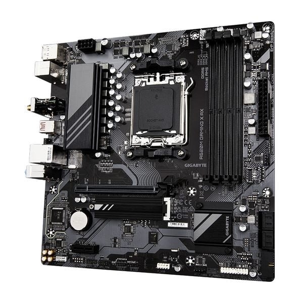 Mainboard Gigabyte A620M GAMING X AX (AMD A620M, m-ATX, Socket AM5, 4 khe ram DDR5)