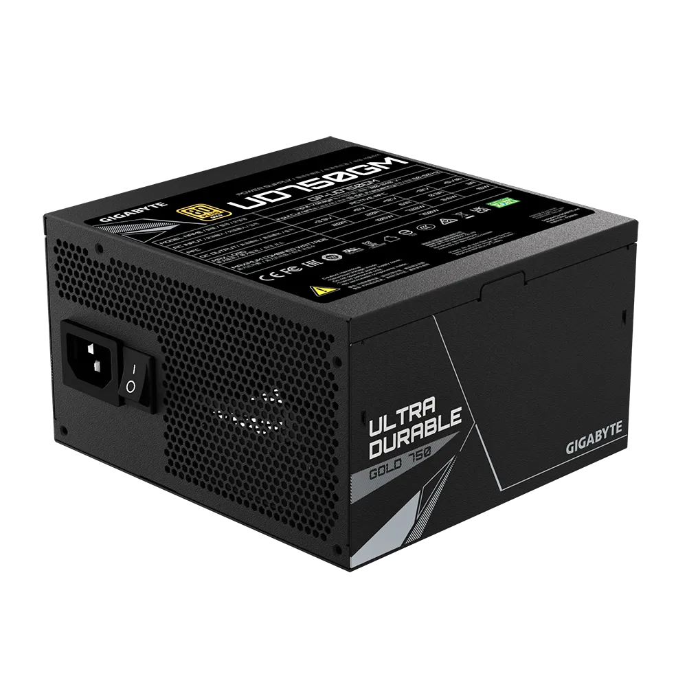 Nguồn GIGABYTE GP-UD750GM - 80 Plus Gold - Full Modular