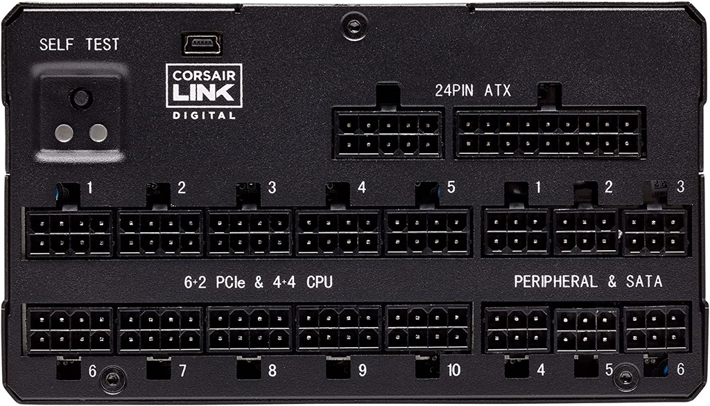 Nguồn máy tính Corsair AX1600i - 1600 Watt - 80 Plus Titanium - Full Modular (1600W)