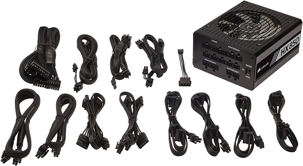 Nguồn máy tính Corsair HX850 - 80 Plus Platinum - Full Modular