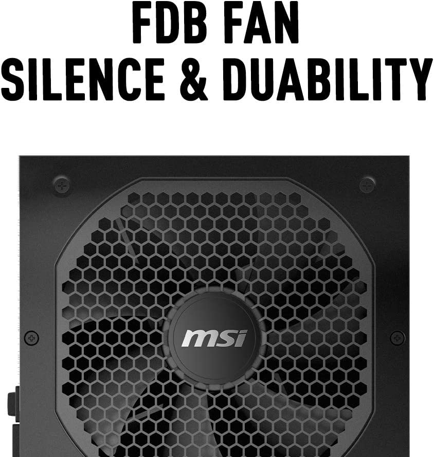 Nguồn máy tính MSI MPG A750GF - 80 Plus Gold - Full modular (750W)