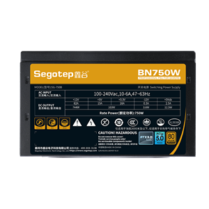 Nguồn máy tính SEGOTEP BN750W 80 PLUS BRONZE (PCIE 5.0/ATX 3.0)