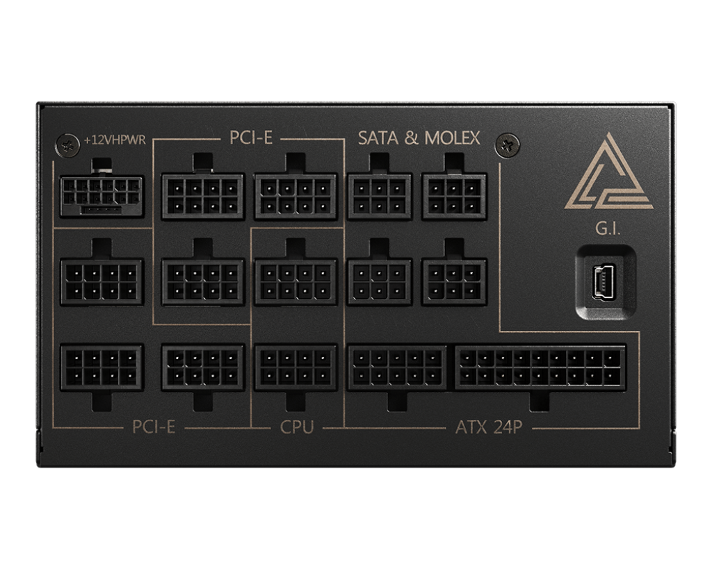 NGUỒN MSI MEG Ai1300P 1300W 80+ PLATINUM PCIe5.0 ATX 3.0 (Full-Modullar)