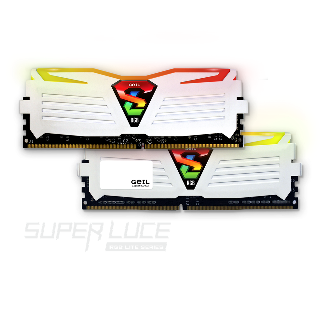 RAM PC GEIL SUPER LUCE WHITE RGB DDR4 16GB 3200Mhz