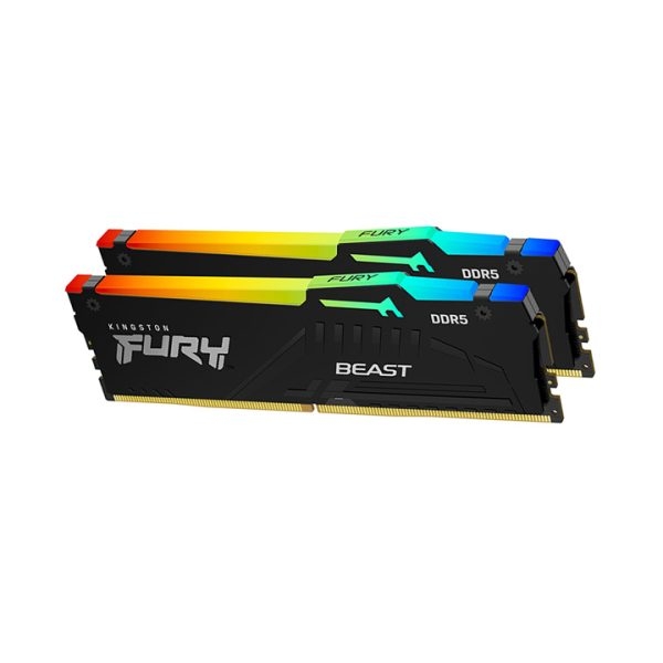 RAM DDR5 Kingston Fury Beast RGB 16GB (2x8GB) bus 5600