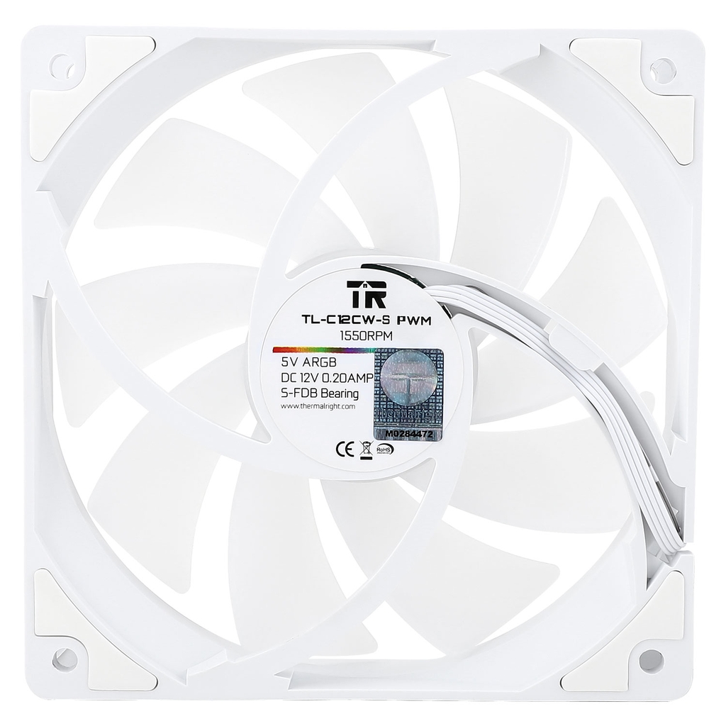 KIT THERMALRIGHT TL-C12CW-S X3 PACK 3 FAN (TRIPLE) ARGB