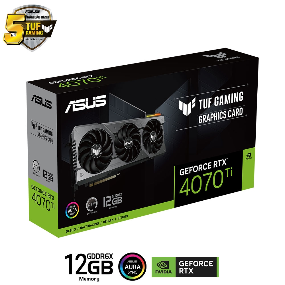 ASUS TUF Gaming GeForce RTX 4070 Ti 12GB GDDR6X