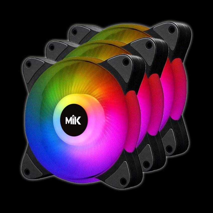 Case MIK TN10 (3 FAN GALAXY RGB)