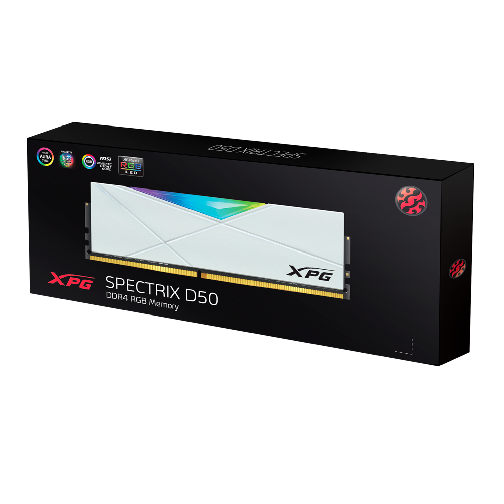 RAM ADATA DDR4 XPG SPECTRIX D50 16GB 3200 WHITE