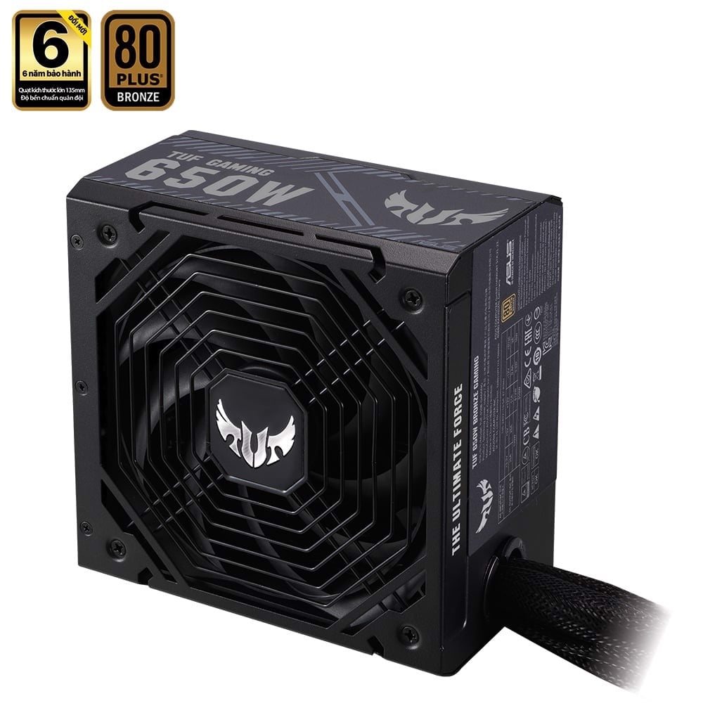Nguồn máy tính Asus TUF Gaming  650B - 650W 80+ Bronze