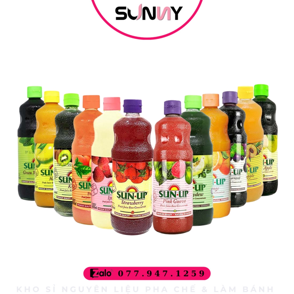 NƯỚC ÉP CÔ ĐẶC - SUN UP - THƠM