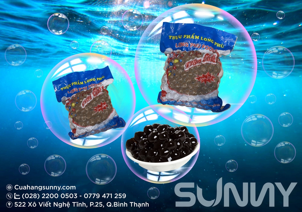 TRÂN CHÂU LONG PHÚ FOODS - ĐƯỜNG ĐEN TO ( 14 LY )