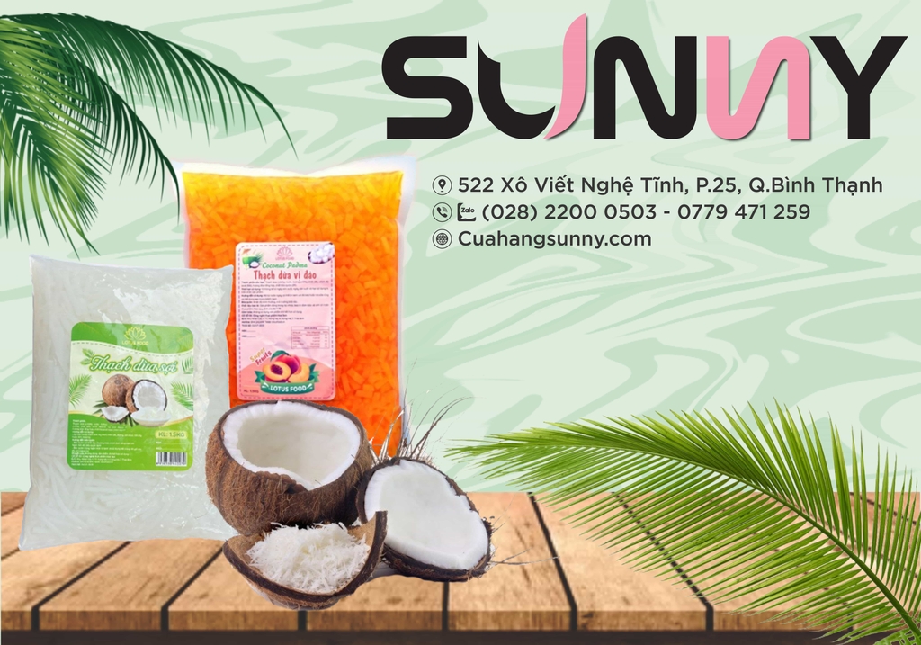 THẠCH DỪA SỢI - LOTUS - NGUYÊN VỊ