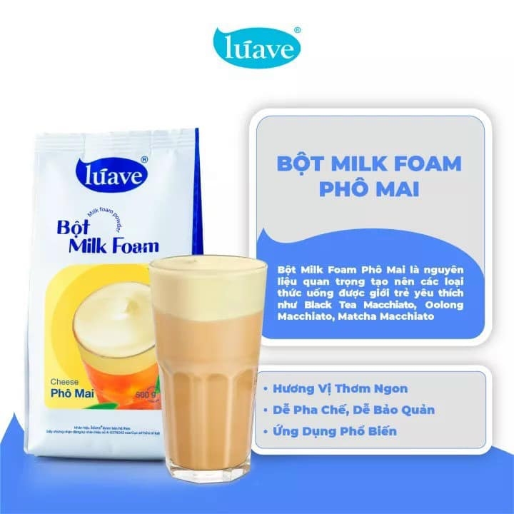 BỘT MILK FOAM - LUAVE - PHÔ MAI