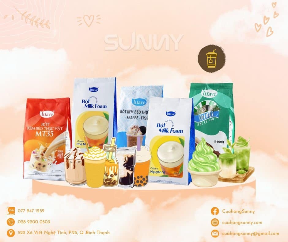 BỘT MILK FOAM - LUAVE - PHÔ MAI