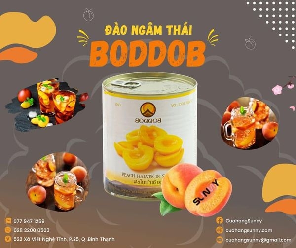 ĐÀO LON THÁI - BODDOB - 820G