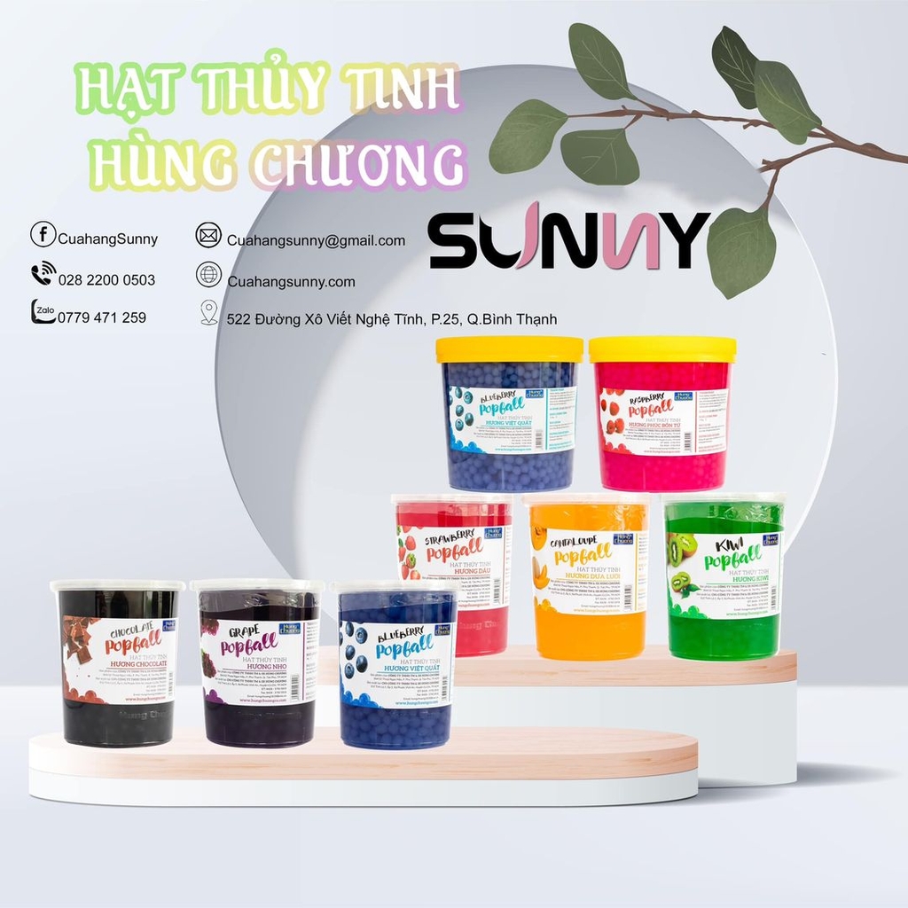 HẠT THUỶ TINH - HÙNG CHƯƠNG - ĐÀO ( 1KG )